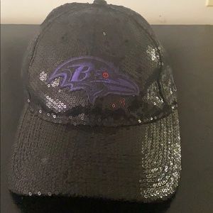 RARE New Era x VS PINK RAVENS SEQUIN HAT